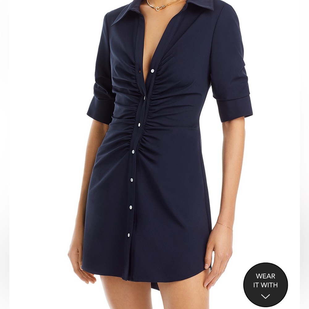 Cinq à Sept Mini Elina Midnight Blue Dress